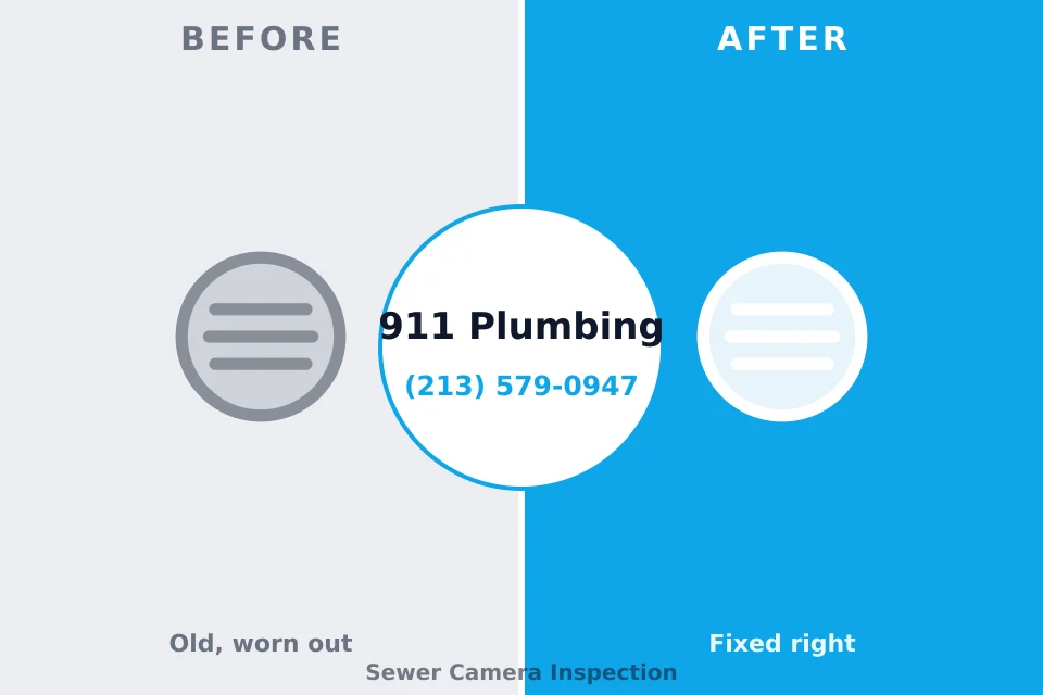 Before and after: plumbing repair Fort Gibson, OK